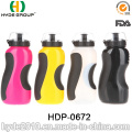 500ml BPA freie Plastiksport-Wasser-Flasche mit Stroh, PET Plastiksport-Wasser-Flaschen (HDP-0672)